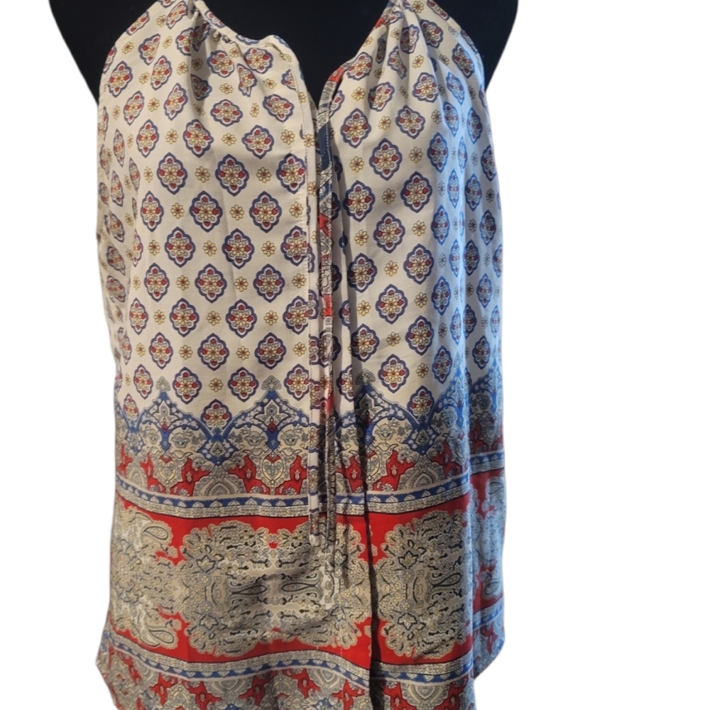 Collective Concepts Print Cutaway Summer Top Size Large